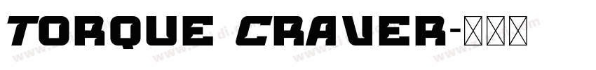 Torque Craver字体转换